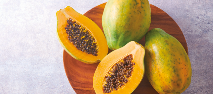 Vitamine C behoud in papaja