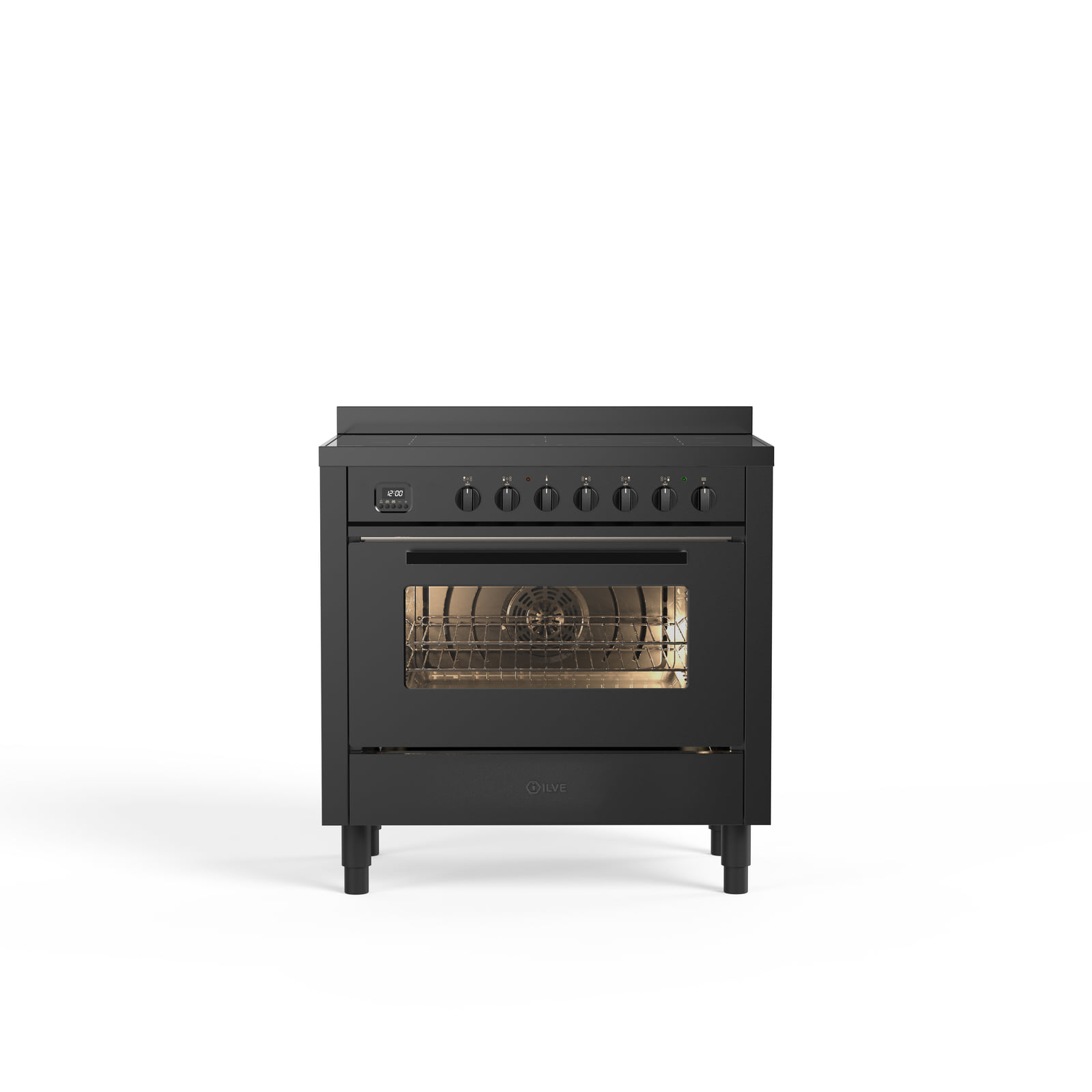ILVE Pro Line LBI095 inductiefornuis in mat grafiet