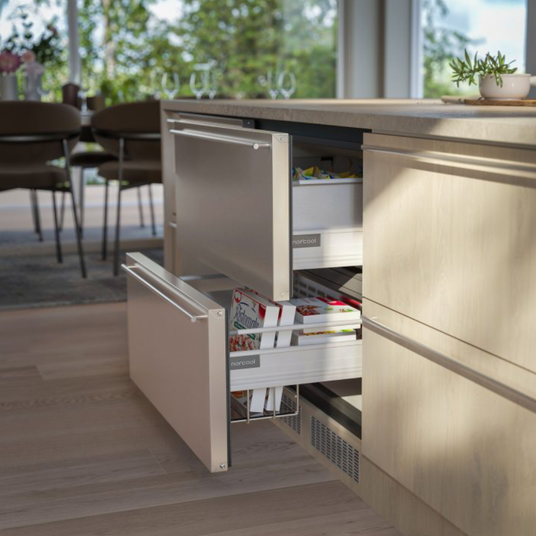 Norcool inbouw ladenvriezer
