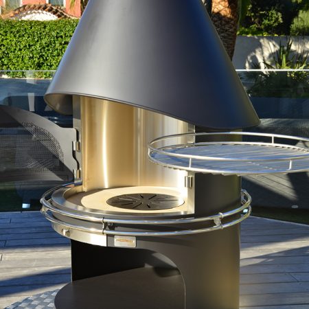 Passionsgrill Tuinhaard BBQ - RVS - SONSY XL - Ø95 x 250 cm
