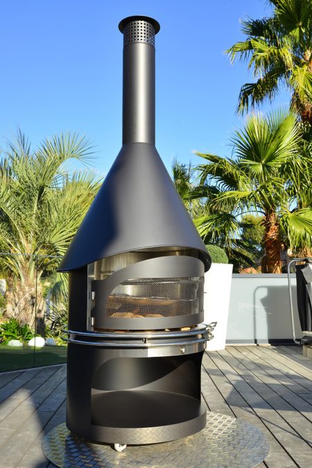 Passionsgrill Tuinhaard BBQ - RVS - SONSY XL - Ø95 x 250 cm