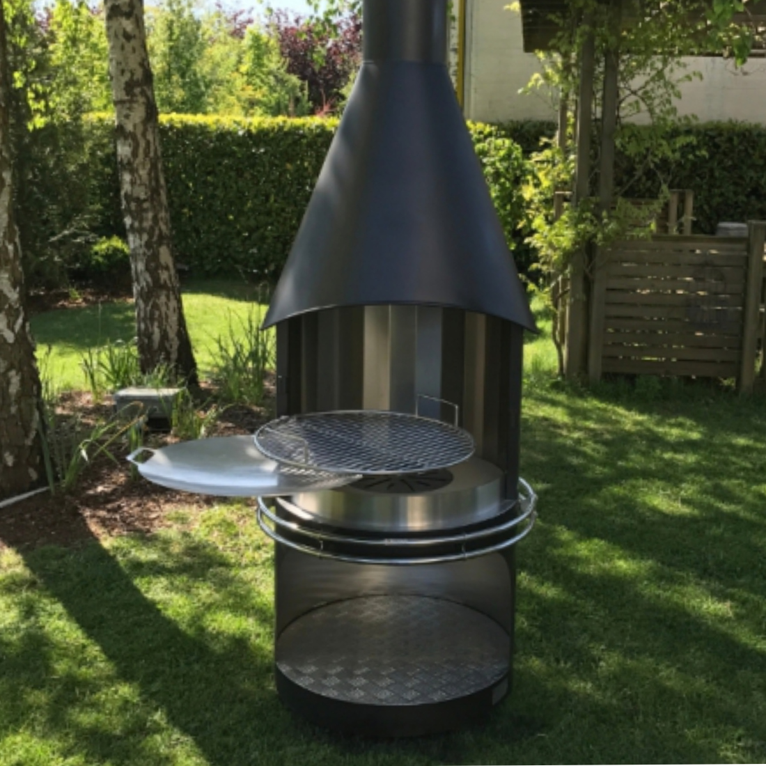 Passionsgrill tuinhaard / barbecue RVS - PASSION - x 233 cm - XARO