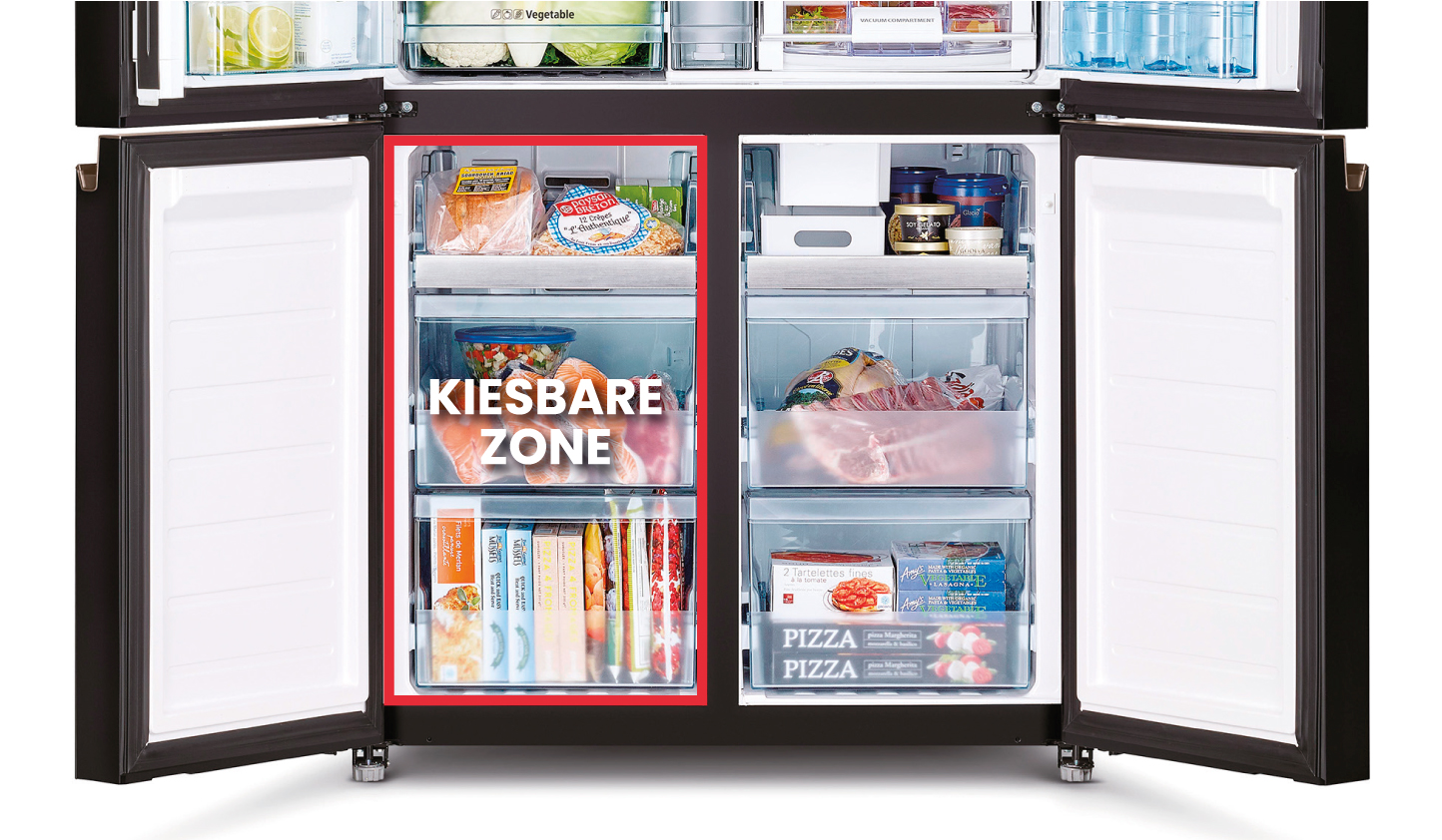 Kiesbare zone instelbaar